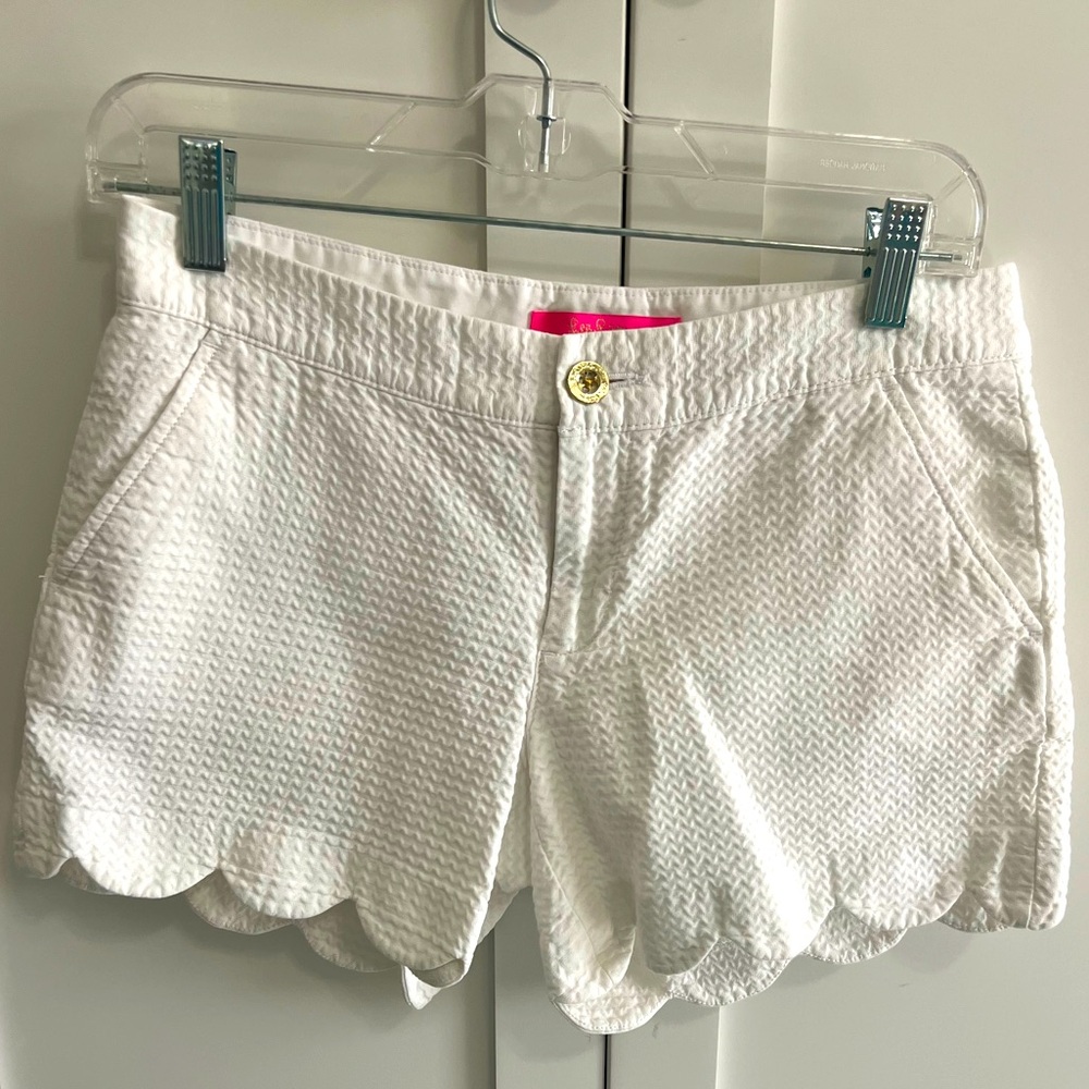 Lilly Pulitzer Buttercup white shorts